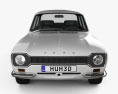Ford Escort RS1600 1970 3d model front view
