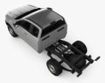 Ford Ranger Super Cab Chassis XL 2018 3D 모델  top view