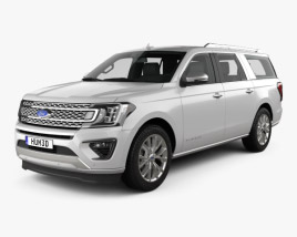Ford Expedition MAX Platinum 2020 Modello 3D