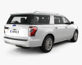 Ford Expedition MAX Platinum 2020 3d model back view