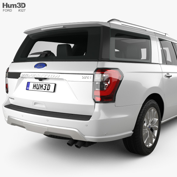 Ford Expedition MAX Platinum 2020 3D model - Vehicles on Hum3D