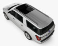 Ford Expedition MAX Platinum 2020 3D-Modell Draufsicht