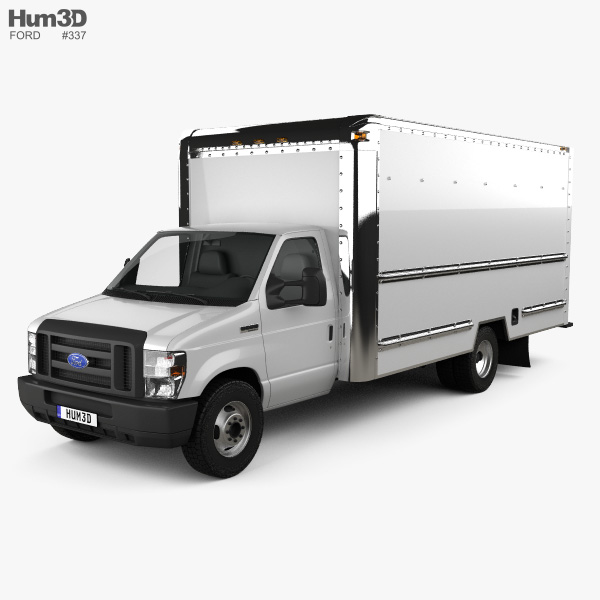 Ford E-350 箱式卡车 2016 3D模型