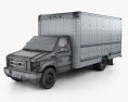 Ford E-350 Box Truck 2020 3d model wire render