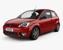 Ford Fiesta hatchback 3-door 2008 3D model