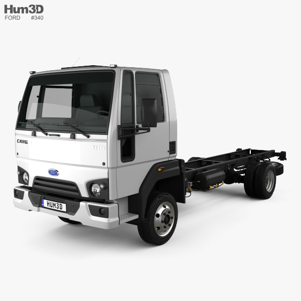 Ford Cargo (816) Chassis Truck 2016 3D model