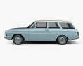 Ford Taunus (P6) 12M Station Wagon 1967 3d model side view