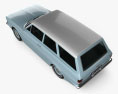 Ford Taunus (P6) 12M Station Wagon 1967 3d model top view