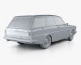 Ford Taunus (P6) 12M Station Wagon 1967 3d model