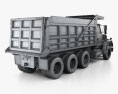 Ford L9000 Dump Truck 4-axle 1997 3d model