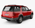 Ford Expedition 2006 3d model back view