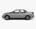 Ford Mondeo 세단 2000 3D 모델  side view