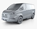 Ford Tourneo Custom L1 2017 3d model clay render