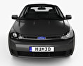 Ford Focus SE US-spec sedan 2011 3d model front view