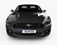 Ford Mustang GT EU-spec descapotable 2015 Modelo 3D vista frontal