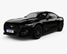 Ford Mustang GT EU-spec fastback 2020 3D модель