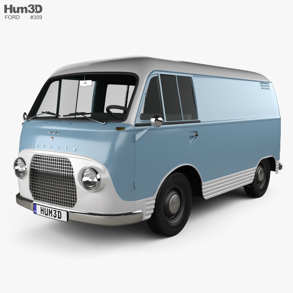 Ford Taunus Transit FK1250 1963 3D模型