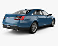 Ford Taurus Limited 2016 3d model back view