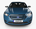 Ford Taurus Limited 2016 Modèle 3d vue frontale