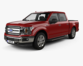 Ford F-150 Super Crew Cab XLT 2020 3D model