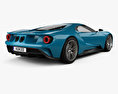 Ford GT Concept with HQ interior 2017 3d model back view