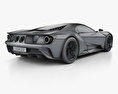 Ford GT Concept with HQ interior 2017 3d model