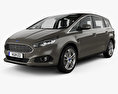 Ford S-MAX with HQ interior 2017 3d model