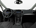 Ford S-MAX with HQ interior 2017 3d model dashboard