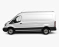 Ford Transit Panel Van L2H2 with HQ interior 2017 3d model side view