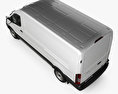 Ford Transit 厢式货车 L2H2 带内饰 2012 3D模型 顶视图