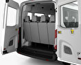 Ford Transit Passenger Van L2H2 with HQ interior 2017 3d model