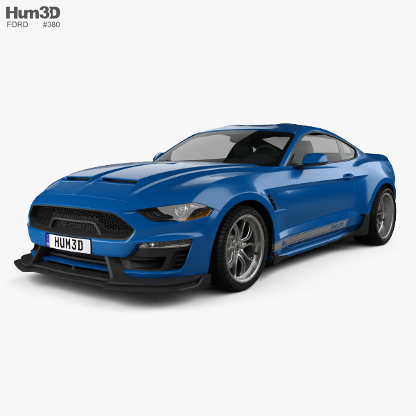 Ford Mustang Shelby Super Snake coupe 2020 3D model