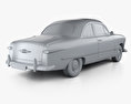 Ford Custom Club coupe 1949 3d model