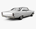 Ford Fairlane 500GT coupe 1966 3d model back view