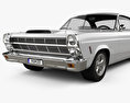 Ford Fairlane 500GT coupe 1966 3d model