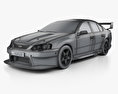 Ford Falcon V8 Supercars 2018 3d model wire render
