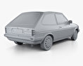 Ford Fiesta 3ドア 1983 3Dモデル
