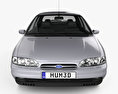 Ford Mondeo hatchback 1996 3d model front view
