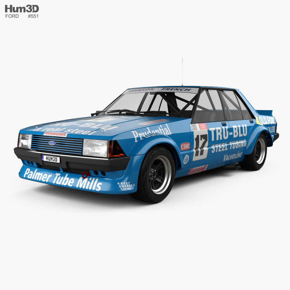 Ford Falcon Tru Blu 1981 3D model