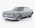 Ford Falcon Tru Blu 1981 3D-Modell clay render