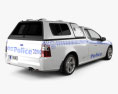 Ford Falcon UTE XR6 경찰 2010 3D 모델  back view