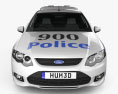 Ford Falcon UTE XR6 Policía 2011 Modelo 3D vista frontal