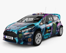 Ford Fiesta Ken Block 2016 3D model