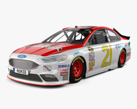 Ford Fusion NASCAR 2018 Modello 3D
