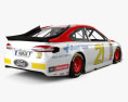 Ford Fusion NASCAR 2018 3d model back view
