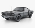 Ford Mustang 350GT 1969 3D 모델  wire render