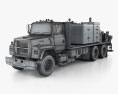 Ford L8000 Fuel and Lube Truck 1996 3d model wire render
