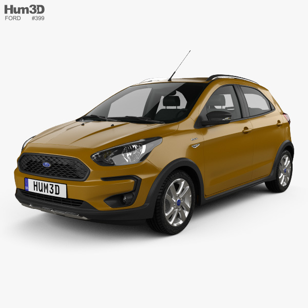 Ford Ka plus Active Freestyle ハッチバック 2019 3Dモデル