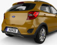 Ford Ka plus Active Freestyle hatchback 2022 3d model