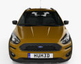 Ford Ka plus Active Freestyle hatchback 2022 3d model front view